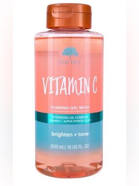 Tree Hut Vitamin C Foaming Gel Wash - Coral & Teal